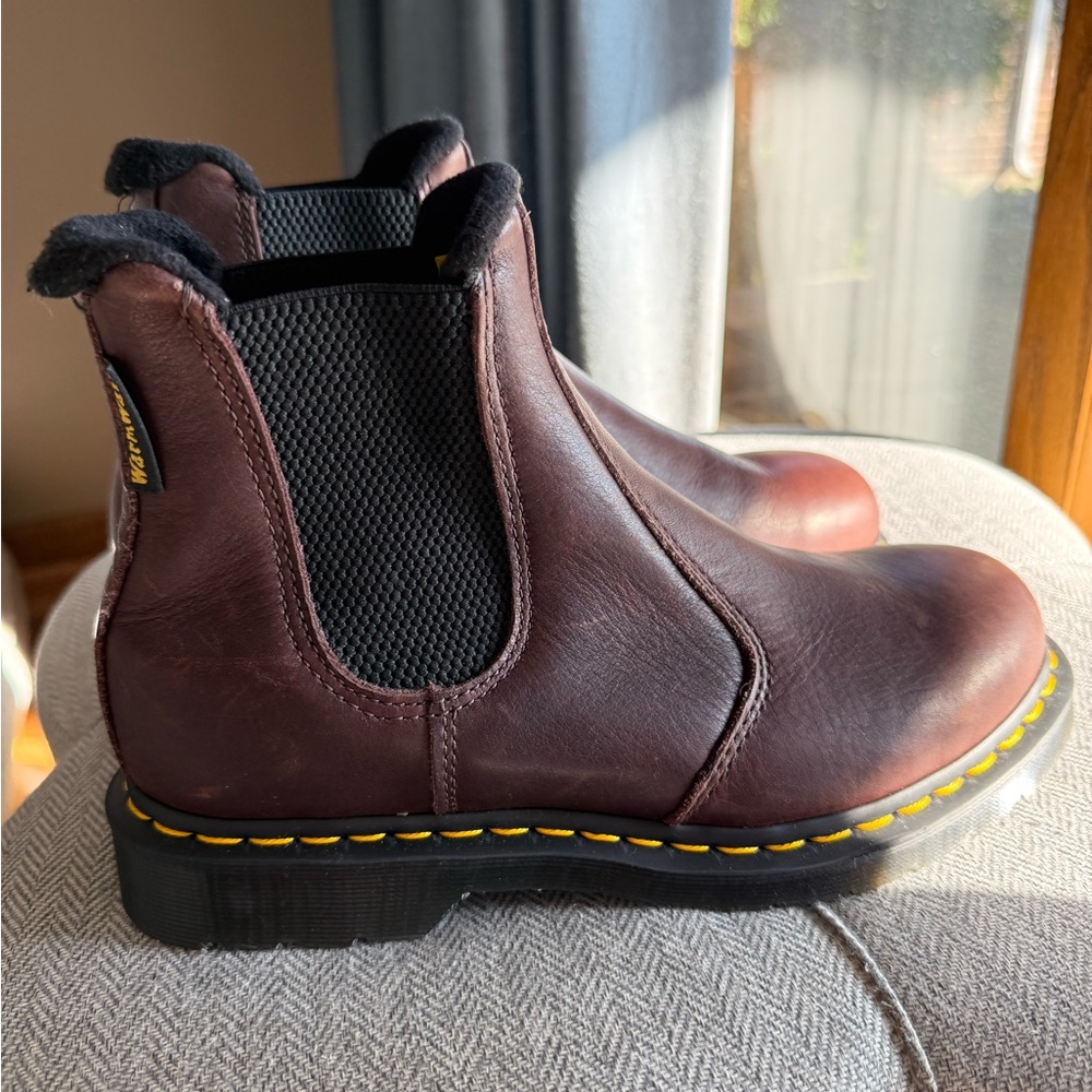 Dr. Martens Brown Leather Chelsea Boots